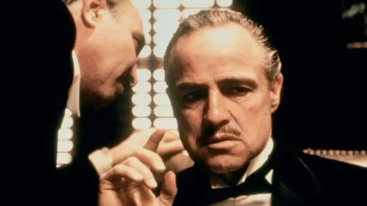 Escena de El Padrino_Marlon Brando